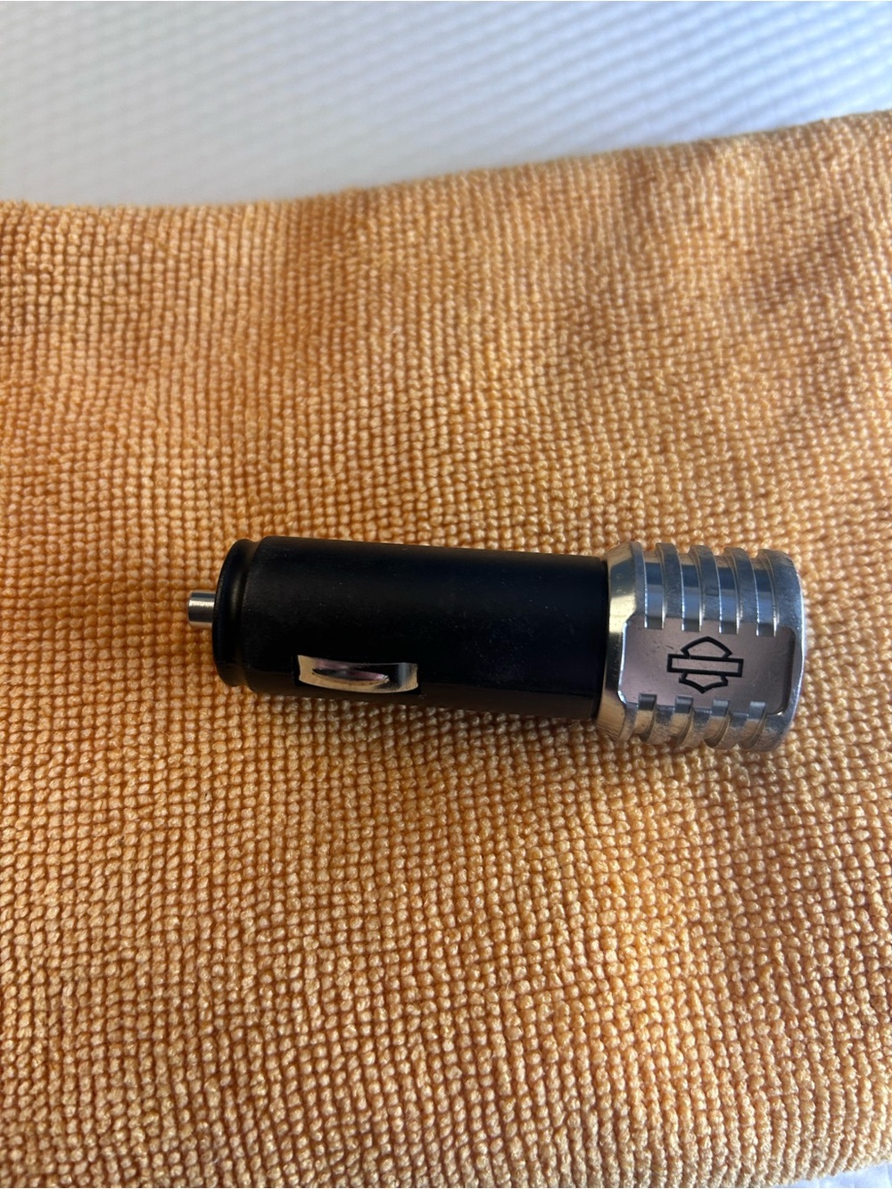 Harley-Davidson Branded Chrome & Black Motorcycle Flashlight - 2 Modes